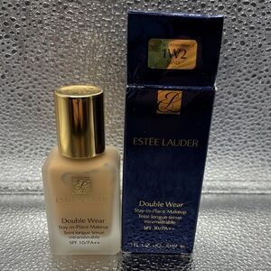 Estee Lauder Double Wear Foundation - Sand (1W2) Beige with Gold Cap